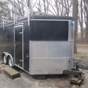 2001 International 16' Enclosed Construction Trailer