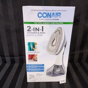 CONAIR 2 IN1 STEAMER AND IRON