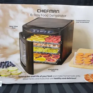 CHEFMAN 6 TRAY FOOD DEHYDRATOR