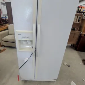 Kenmore Side-By-Side Refrigerator with Ice and Water Dispenser, White 66 x 33 x 30"