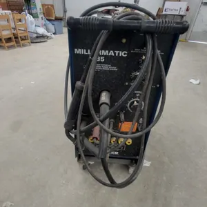 Miller Millermatic 35 MIG Welder with Cart and Gas Cylinder