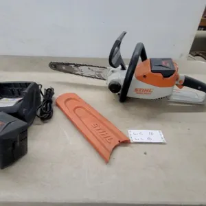STIHL MSA 140 C Battery-Powered Chainsaw with 2 Battery, Charger, and Bar Cover Working Cond.