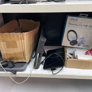 Lot of AssortedÂ ASUS Travelite HS-1000W USB Wireless Headset and Miscellaneous Electronics