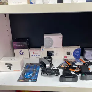 Lot of Assorted ElectronicÂ Accessories Including Webcams and Smart Devices