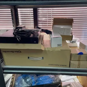 Lot of Assorted Electronics and Accessories Including Video Recorder and Digital Thermostats