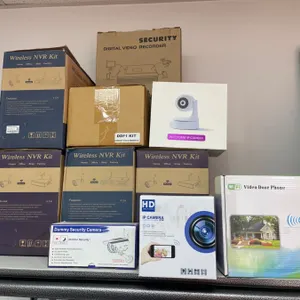 Lot of AssortedÂ Electronics, Wireless NVR Kits, Indoor Cameras, and Dialog-301 Headset
