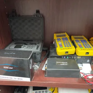 Lot of AssortedÂ Electronics and Equipment Including H96 Mini Android HD TV Box and SafetyStar Units