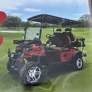 *READY TO ASSEMBLE* 4-WHEEL ELECTRIC GOLF CART - 60V/100 AH LARGE CAPACITY BATTERY, 4-SEATER,