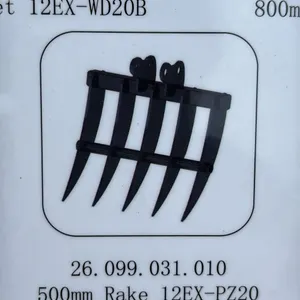 *NEW* AGT INDUSTRIAL MINI SKID STEER 500MM RAKE ATTACHMENT 12EX-PZ20