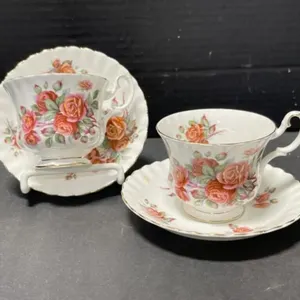 Royal Albert Centennial Rose Teacup & Saucer (2)