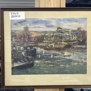Framed Print Of Juno Beach By Edward Shaw, 1944