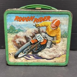 Vintage Rough Rider Metal Lunch Box