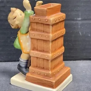 Vintage Goebel Hummel " Thrifty " Figurine Coin
