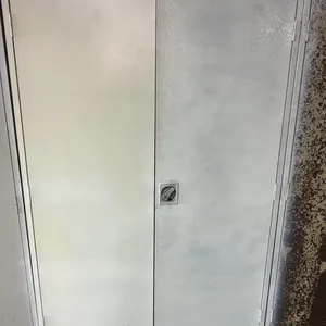 Metal Cabinet with Contents