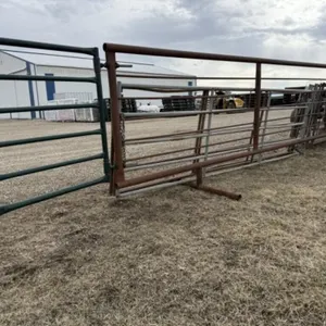 24' Self Standing Corral Panel c/w Hi Hog 4' Gate
