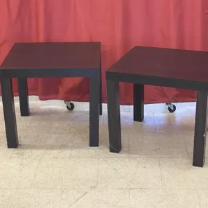 2 Matching Square End Tables- 20x18 inches - Legs