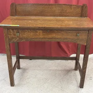 Antique Mission Oak Writing Desk