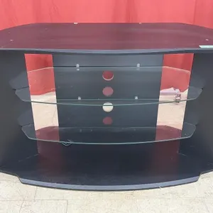 Entertainment Stand with Glass Shelves - 45x18x25