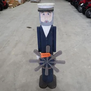 4 Ft Wooden Captain Statue