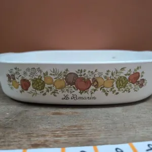 Corningware spice of life casserole dish