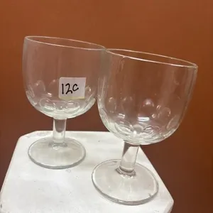 9 Schooner glasses glassware