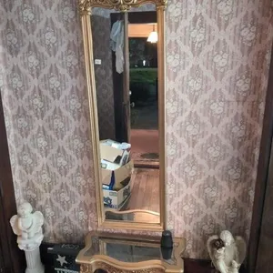 Hall plastic mirror 18.5x63 and table