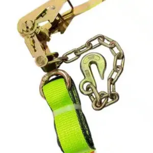 NEW $40 (93") Heavy Duty Ratchet Strap With Hooks
