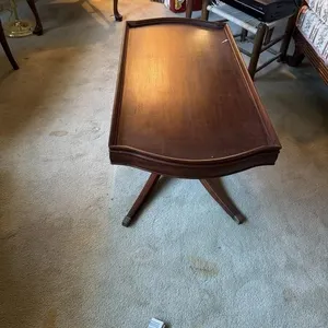 Table in living room