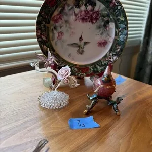 3 piece bird decor