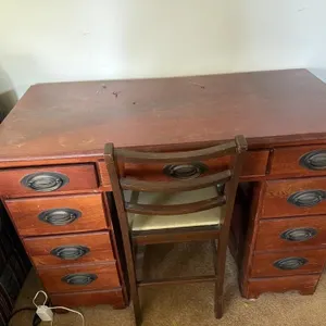 Desk and chair