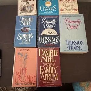 Danielle steel book lot