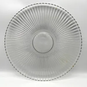Heisey - Glass Sunburst Plate