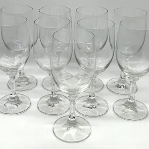 10 - Clear Wine Glasses