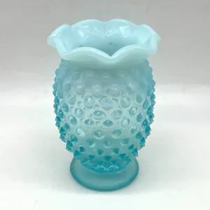 Fenton Hobnail Glass Vase