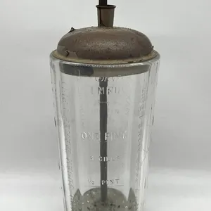 Vintage Glass Butter Churn