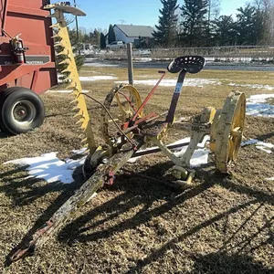 VINTAGE HORSE DRAWN 6' STEEL WHEEL SICKLE MOVER