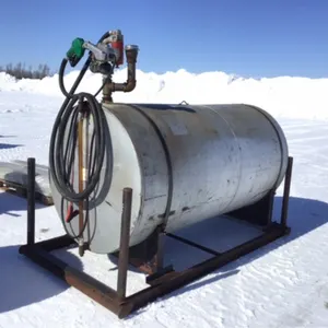 500g Fuel Tank on Skid w/Pump