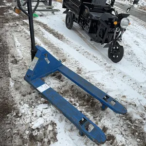 Seller #75. ￼Pallet forks, has one broken wheel, still very usable ￼