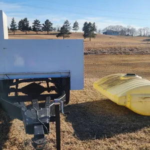 Seller #83. Berts Service trailer (lights brand new and adjustable hitch made from dozer hitch)