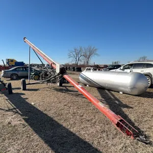 Seller #71.  Brandt 7”x 45’ auger w/ gas engine & electric start