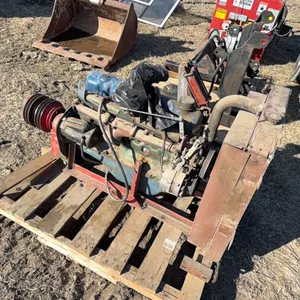 Seller #115. Ford six cylinder engine complete with radiator, running working engine