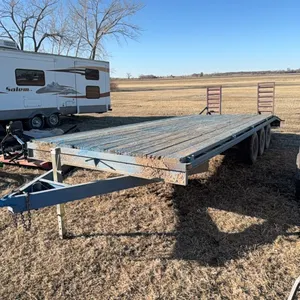 Seller #46.  26’ 3 axle car trailer, no title
