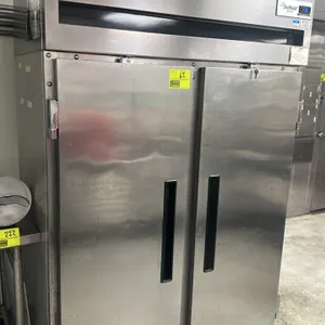 Delfield 6051XL-S 2-door reach-in refrigerator. Stainless steel construction with top-mount compressor. Features digital temperature display and inter