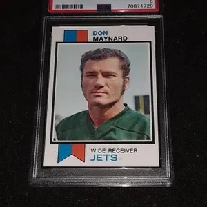 1973 Topps Don Maynard PSA 6