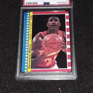 1987 Fleer Dominique Wilkins PSA 7 Sticker