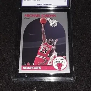 Michael Jordan 1990 Hoops GEM MT 10 #65