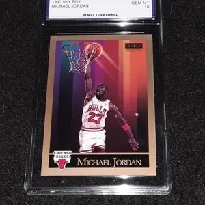 Michael Jordan 1990 Sky Box GEM MT 10 #41