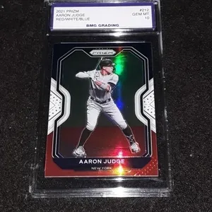 Aaron Judge 2021 Prizm GEMMT 10 Red/White/Blue