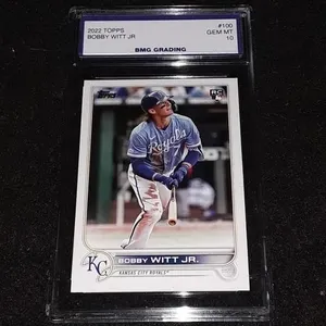 GEM MT 10 Bobby Witt Jr 2022 Topps #100