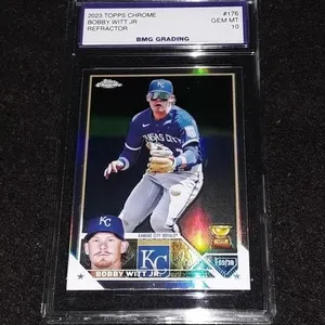 GEM MT 10 Bobby Witt Jr 2023 Topps Refractor